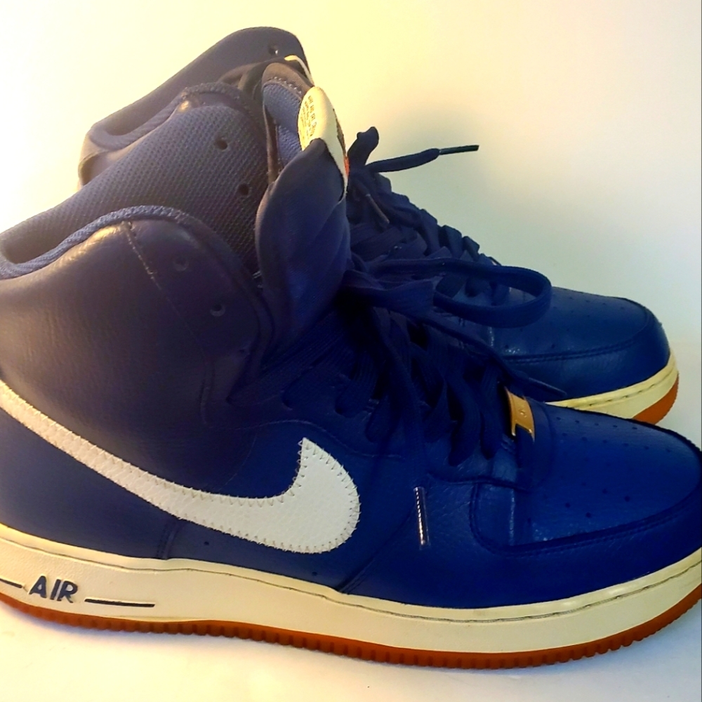 Nike air force 1 size 11 blue and white